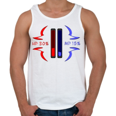 PRINTFASHION manahprpgfandesign - Férfi atléta - Fehér