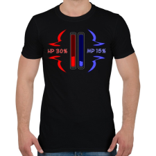PRINTFASHION manahprpgfandesign - Férfi póló - Fekete férfi póló