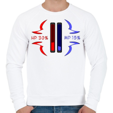 PRINTFASHION manahprpgfandesign - Férfi pulóver - Fehér