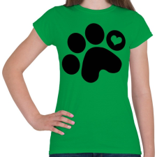 PRINTFASHION Mancsimádat  - Női póló - Zöld női póló