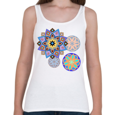 PRINTFASHION Mandala7 - Női atléta - Fehér