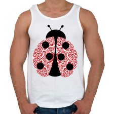 PRINTFASHION Mandala katica - Férfi atléta - Fehér atléta, trikó