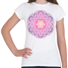 PRINTFASHION Mandala - Női póló - Fehér