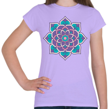 PRINTFASHION Mandala - Női póló - Viola női póló