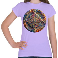 PRINTFASHION mandala - Női póló - Viola