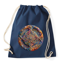 PRINTFASHION mandala - Sportzsák, Tornazsák - Sötétkék tornazsák