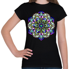 PRINTFASHION mandalas - Női póló - Fekete női póló