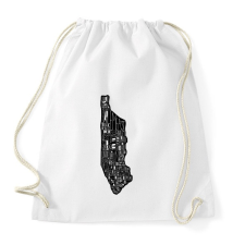 PRINTFASHION Manhattan - Sportzsák, Tornazsák - Fehér tornazsák