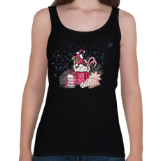 PRINTFASHION manó bögrében - Női atléta - Fekete