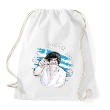 PRINTFASHION Manolis Giamas - Stin igeia mas - Rethymnon Kréta - Sportzsák, Tornazsák - Fehér tornazsák