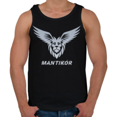 PRINTFASHION Mantikór | Boys - Férfi atléta - Fekete