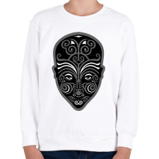 PRINTFASHION MAORI - Gyerek pulóver - Fehér gyerek pulóver, kardigán