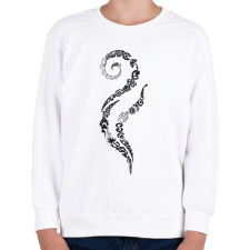 PRINTFASHION Maori hullám - Gyerek pulóver - Fehér gyerek pulóver, kardigán
