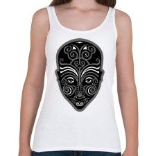 PRINTFASHION MAORI - Női atléta - Fehér női trikó