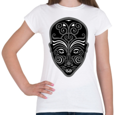 PRINTFASHION MAORI - Női póló - Fehér