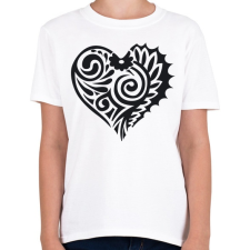 PRINTFASHION Maori szív2 - Gyerek póló - Fehér gyerek póló