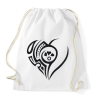 PRINTFASHION Maori szív4 - Sportzsák, Tornazsák - Fehér