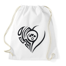 PRINTFASHION Maori szív4 - Sportzsák, Tornazsák - Fehér tornazsák