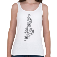 PRINTFASHION Maori virág2 - Női atléta - Fehér