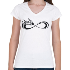 PRINTFASHION Maoriforever3 - Női V-nyakú póló - Fehér női póló