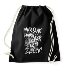 PRINTFASHION Már csak hányni jár belém a lélek! - Sportzsák, Tornazsák - Fekete tornazsák