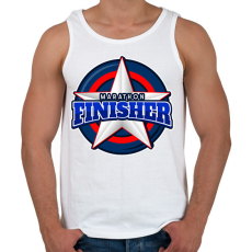 PRINTFASHION MARATHON FINISHER 2 - Férfi atléta - Fehér