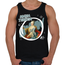 PRINTFASHION Mária Terézia - Férfi atléta - Fekete atléta, trikó