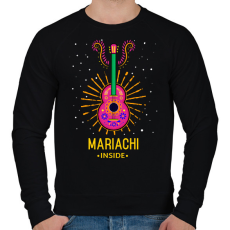 PRINTFASHION Mariachi - Férfi pulóver - Fekete