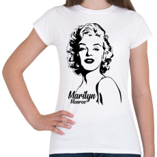 PRINTFASHION Marilyn Monroe - Női póló - Fehér