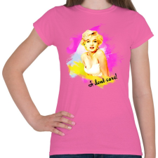 PRINTFASHION marilyn monroe - Női póló - Rózsaszín női póló