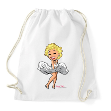 PRINTFASHION marilyn-monroe-png-2300195 - Sportzsák, Tornazsák - Fehér tornazsák