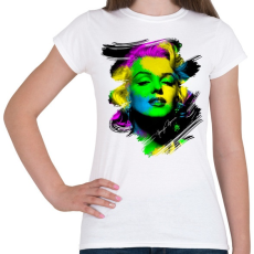 PRINTFASHION marilyn-monroe-png - Női póló - Fehér