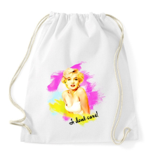 PRINTFASHION marilyn monroe - Sportzsák, Tornazsák - Fehér tornazsák