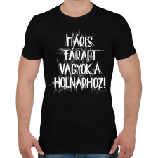 PRINTFASHION Máris fáradt vagyok a holnaphoz! - Férfi póló - Fekete férfi póló