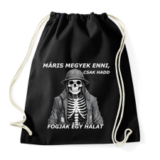 PRINTFASHION Máris megyek enni... - Sportzsák, Tornazsák - Fekete tornazsák