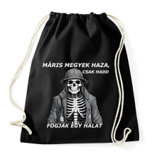 PRINTFASHION máris megyek haza, csak... - Sportzsák, Tornazsák - Fekete tornazsák
