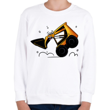 PRINTFASHION Markoló - Gyerek pulóver - Fehér gyerek pulóver, kardigán