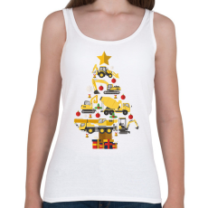 PRINTFASHION Markolós karácsonyfa - Női atléta - Fehér