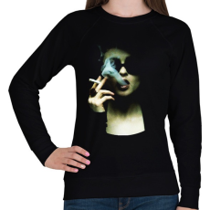 PRINTFASHION Marla - Női pulóver - Fekete