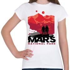 PRINTFASHION Mars nemzeti park - national park - Női póló - Fehér női póló