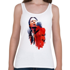 PRINTFASHION Marty - Női atléta - Fehér női trikó