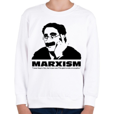 PRINTFASHION Marxism - Gyerek pulóver - Fehér