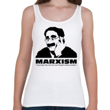 PRINTFASHION Marxism - Női atléta - Fehér női trikó