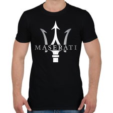 PRINTFASHION Maserati - Férfi póló - Fekete férfi póló