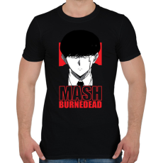 PRINTFASHION Mashle Mash Burnedead - Férfi póló - Fekete