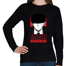 PRINTFASHION Mashle Mash Burnedead - Női pulóver - Fekete női pulóver, kardigán