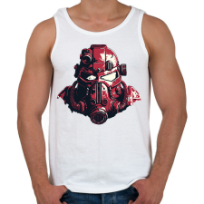 PRINTFASHION Mask - Férfi atléta - Fehér atléta, trikó