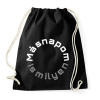 PRINTFASHION MÁSNAPOM IS MILYEN - Sportzsák, Tornazsák - Fekete