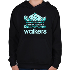 PRINTFASHION Mások - Walkers - Gyerek kapucnis pulóver - Fekete gyerek pulóver, kardigán