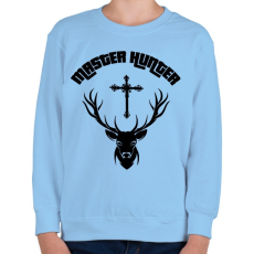 PRINTFASHION MASTER HUNTER - Gyerek pulóver - Világoskék